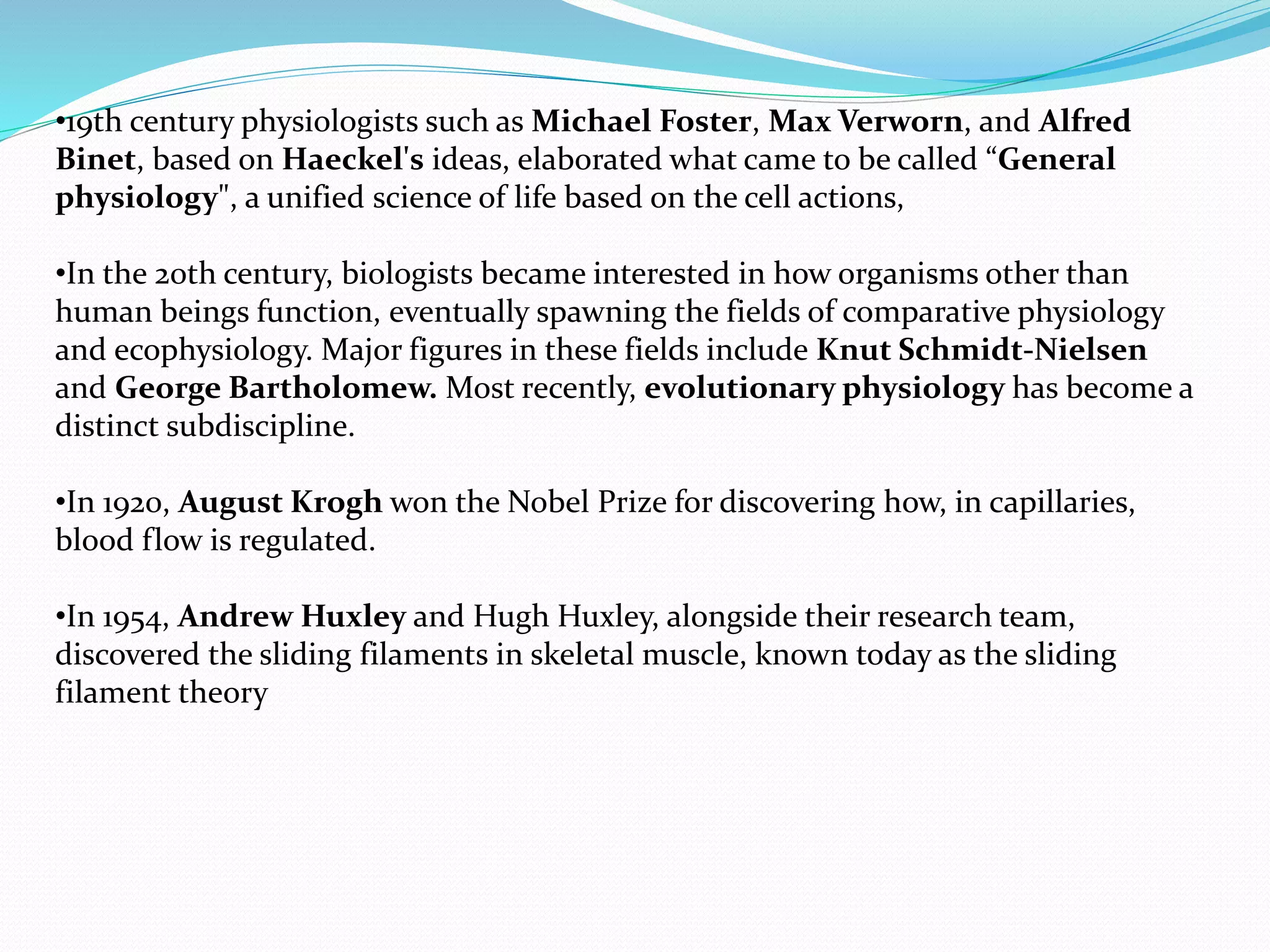 Michael Binet History of physiology | PPTX