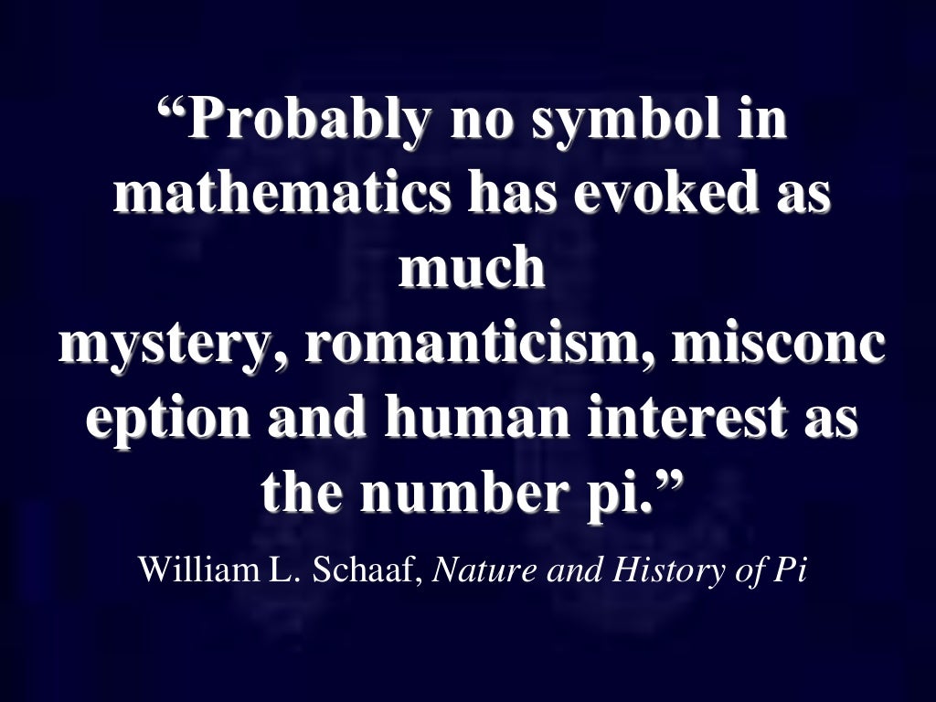 History of pi
