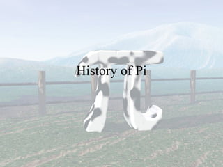 History of Pi
 