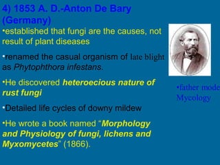 History of plant pathology lecture | PPT