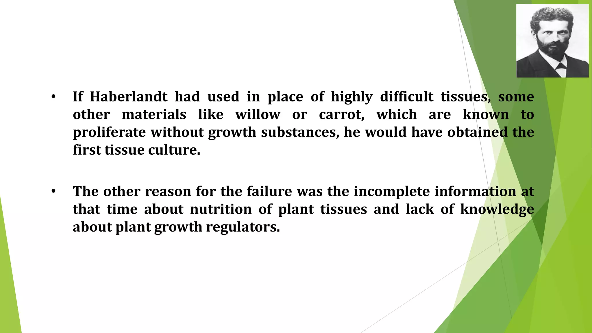 History of Plant Tissue Culture | PPTX