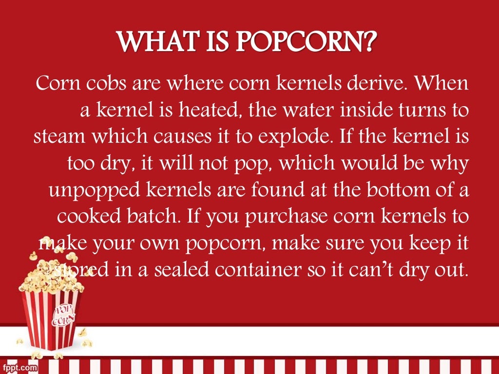 History of popcorn