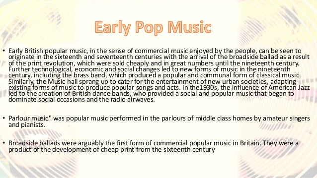 History of pop music