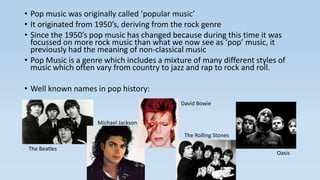 History of pop music