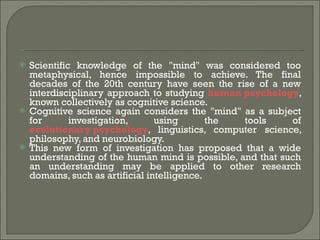 History of psychology PPT