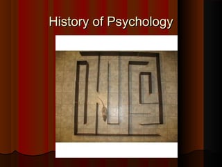 History of PsychologyHistory of Psychology
 