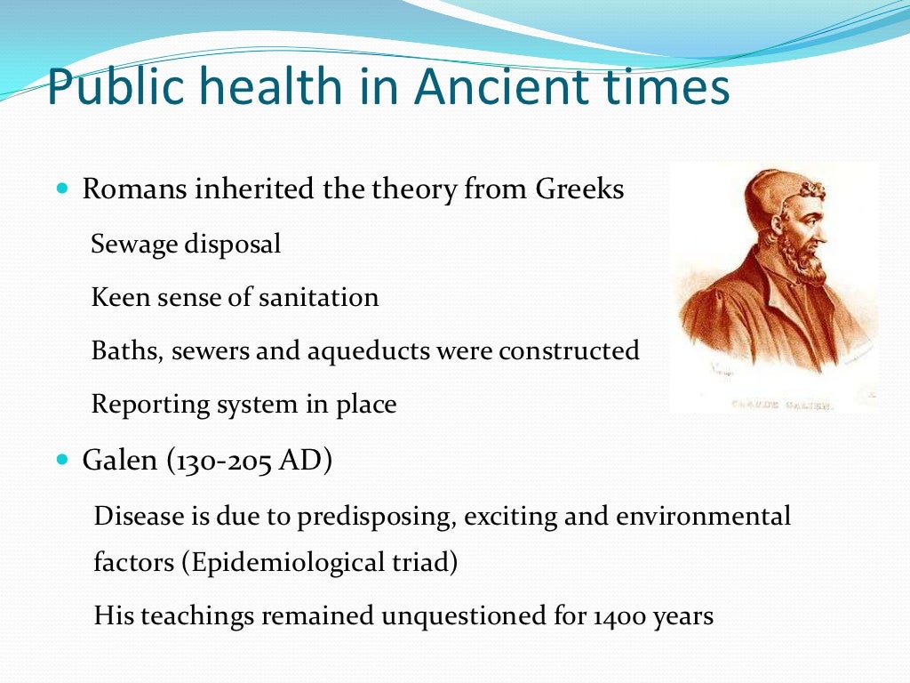 History of public health