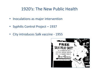 History of Public Health in Chicago | PDF
