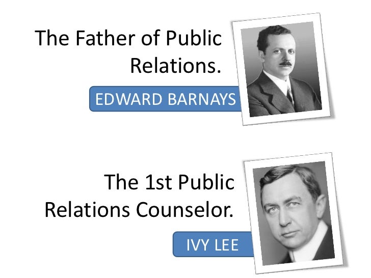 History of public relations