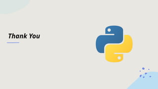 A brief History of Python Programming Language- English | PPTX