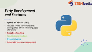 A brief History of Python Programming Language- English | PPT