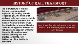 History of Railtransport | PDF