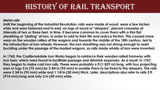 Steel Rails 1860 History of Railtransport | PDF