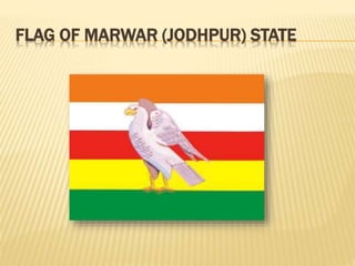 FLAG OF MARWAR (JODHPUR) STATE
 