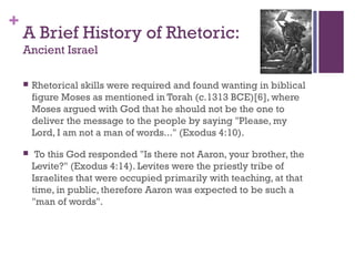 History of rhetoric | PPT