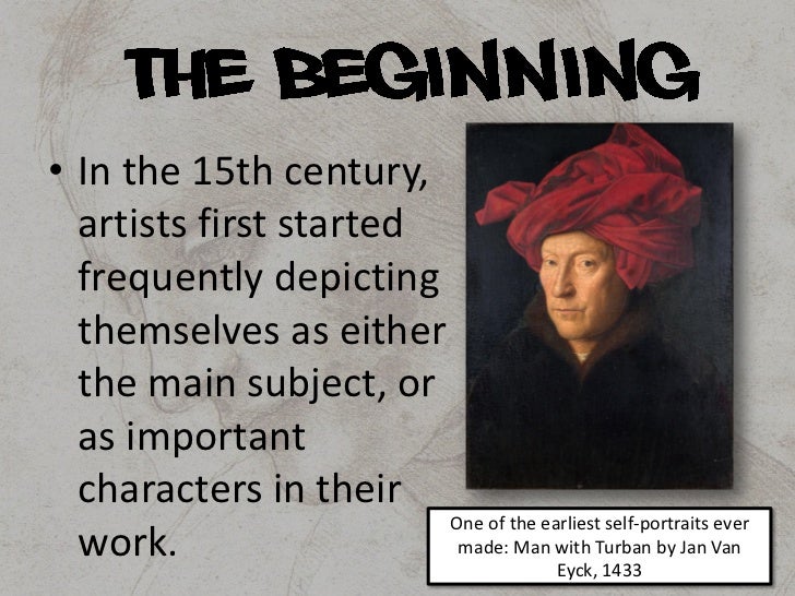 History of self portraiture