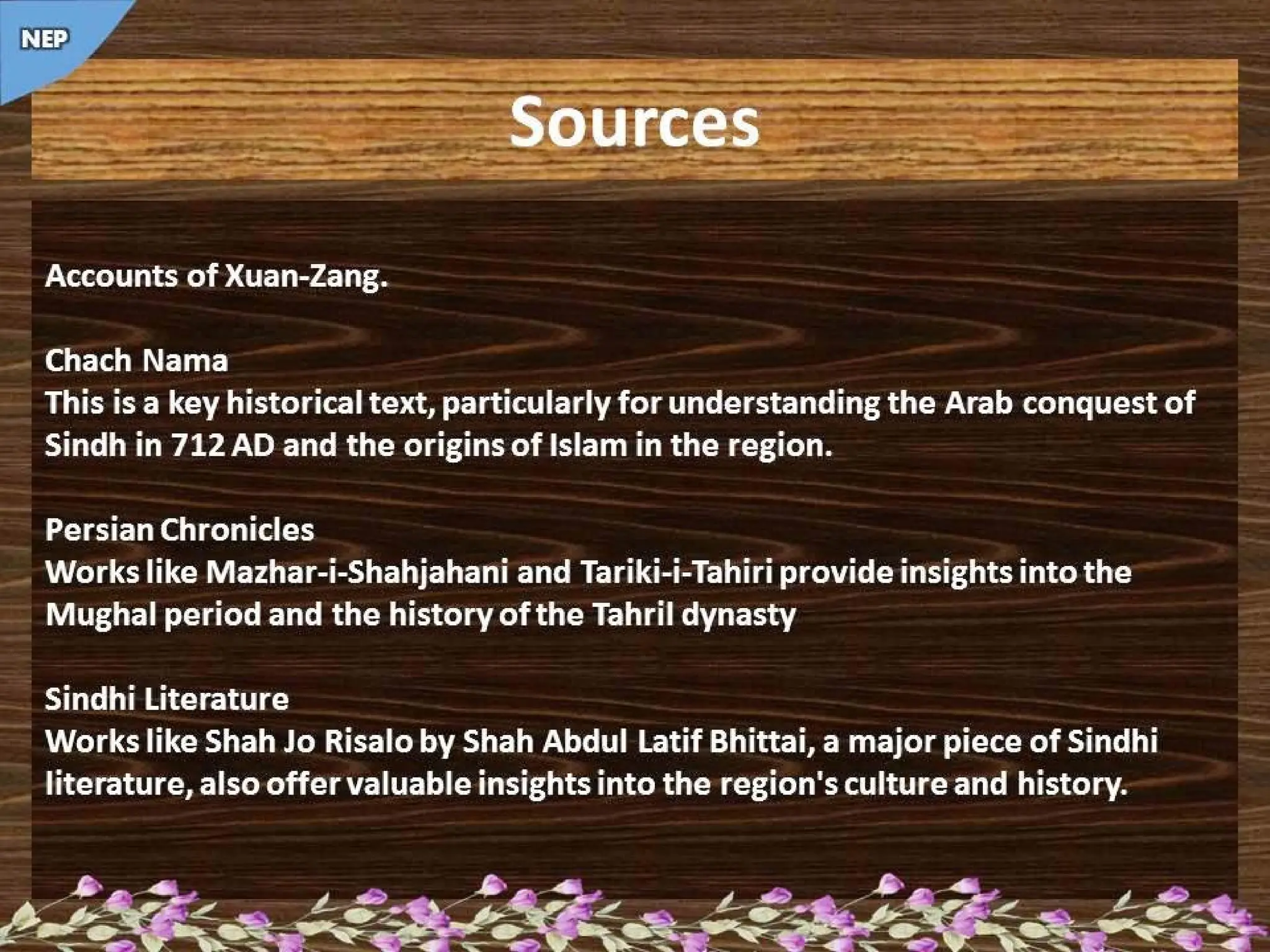 Rai dyansty Chach or Brahamn dynasty, History of Dahir History of Sindh NEP.pptx