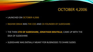 History of Slideshare | PPTX