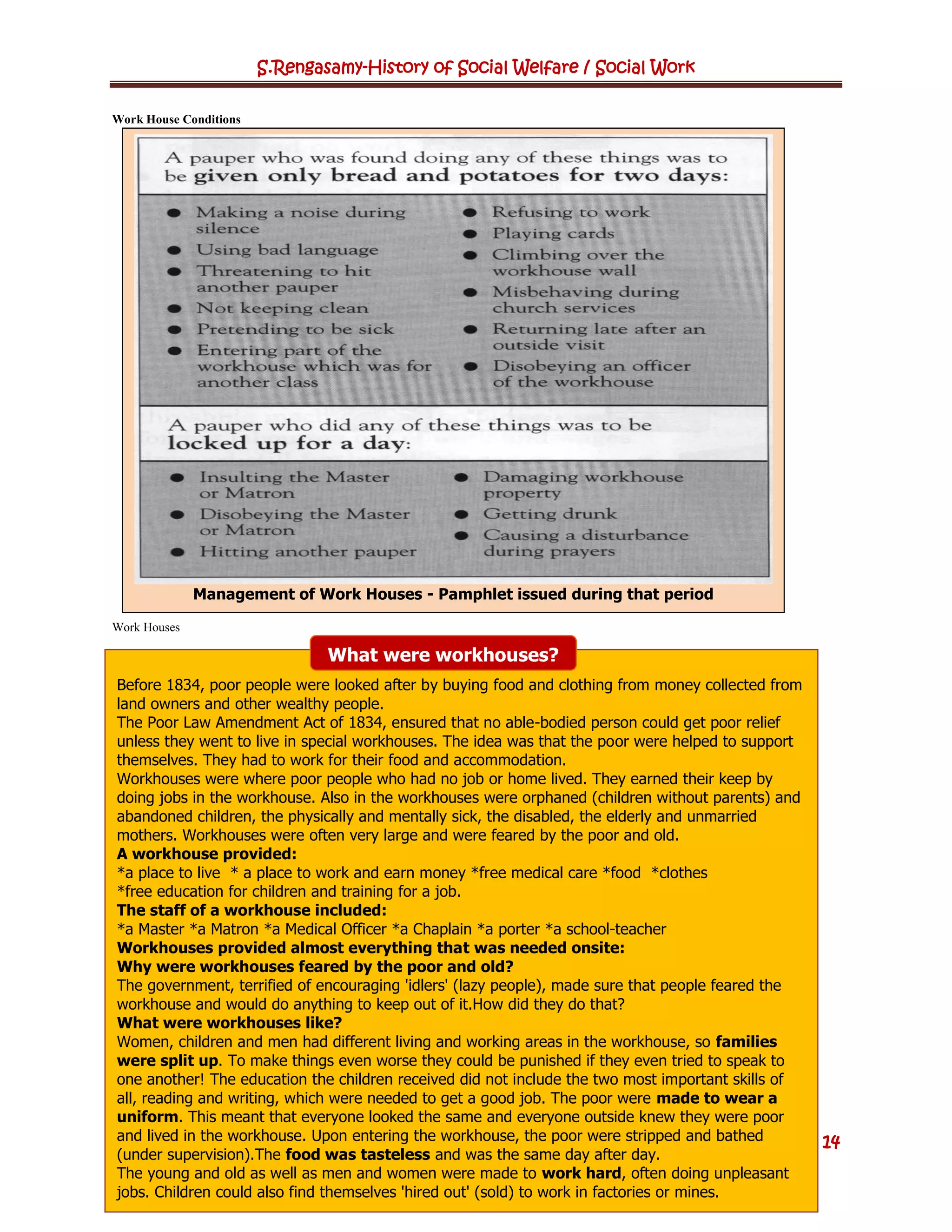 History of social welfare social work | PDF