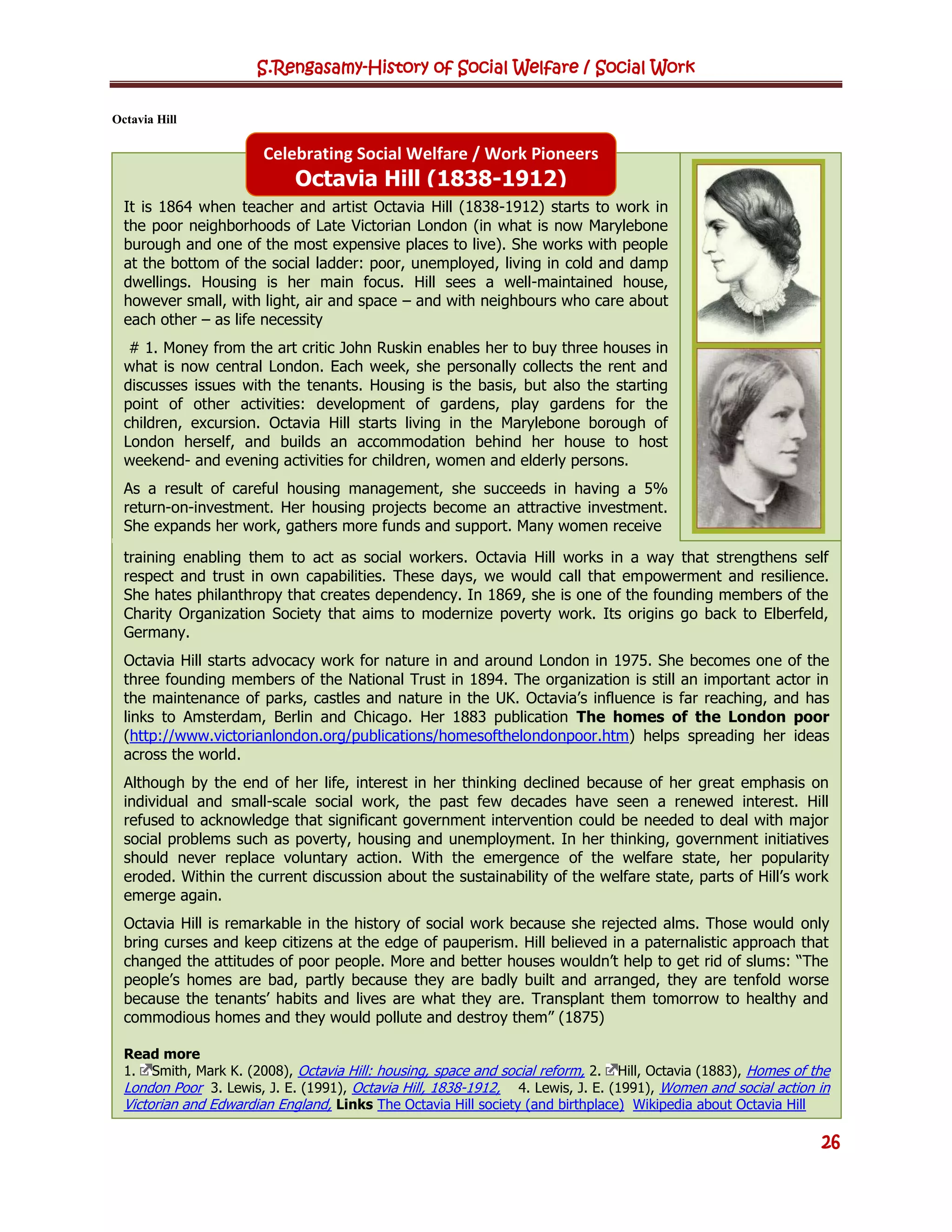 History of social welfare social work | PDF
