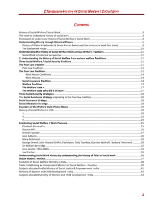 History of social welfare social work | PDF