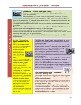 History of social welfare social work | PDF