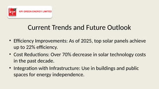 The History Of Solar Energy And Solar Panels Innovation | PPTX