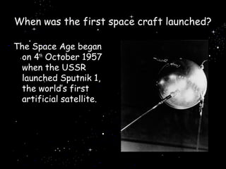 First Space Flight In History