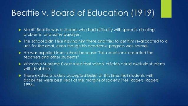 History of special education