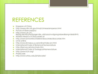 HISTORY OF TAXONOMY | PPTX
