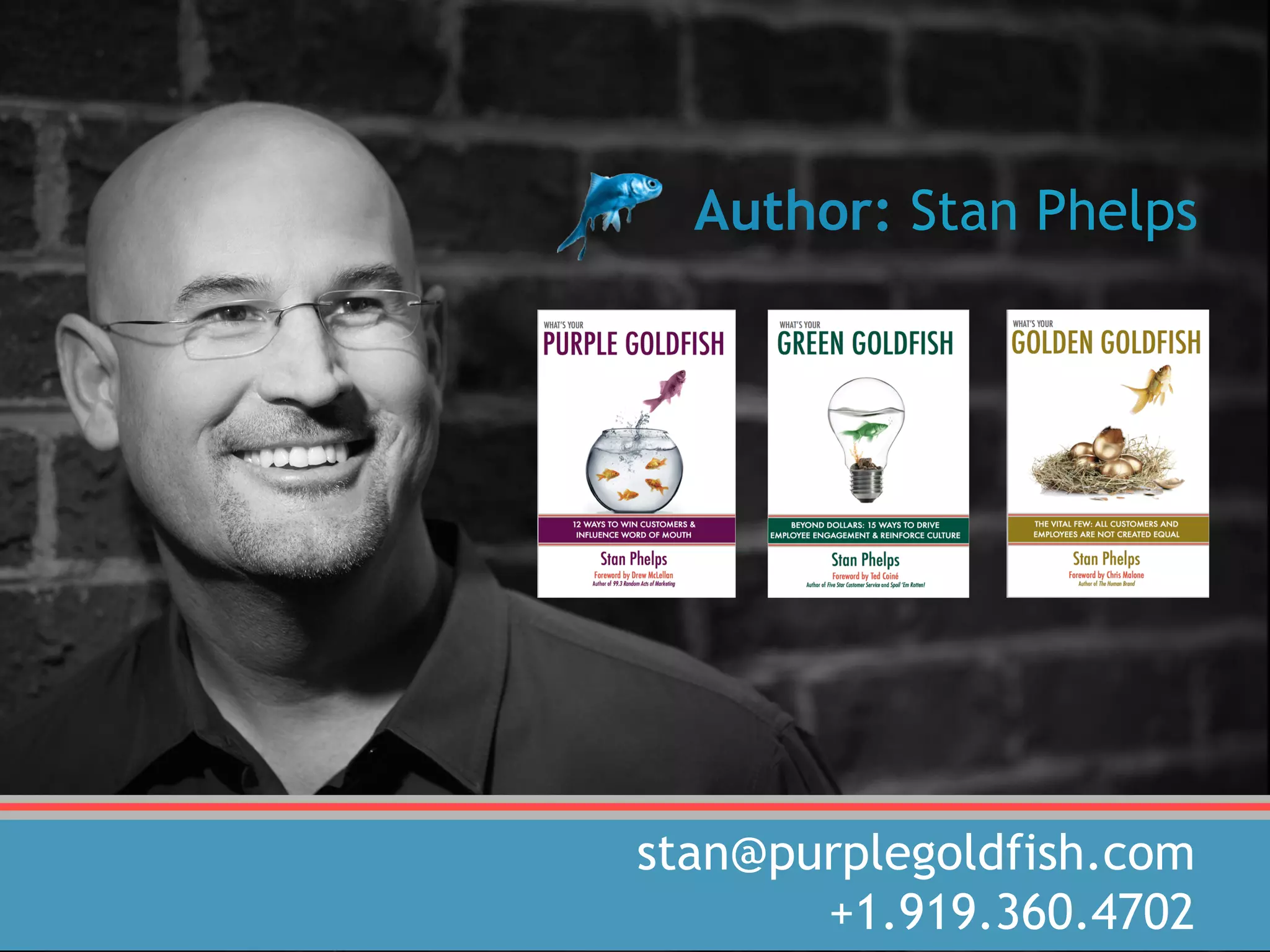 Author: Stan Phelps
stan@purplegoldfish.com
+1.919.360.4702
 