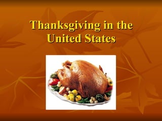 Thanksgiving in the United States 