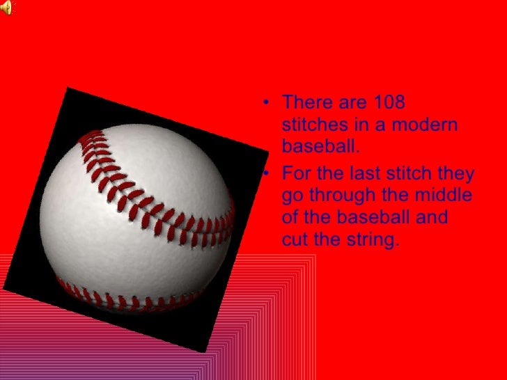 History of the baseball