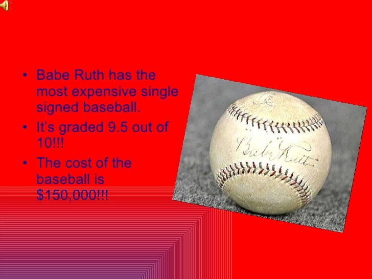 History of the baseball