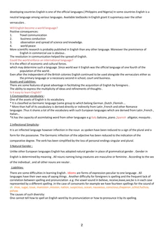 History of the English Language | PDF