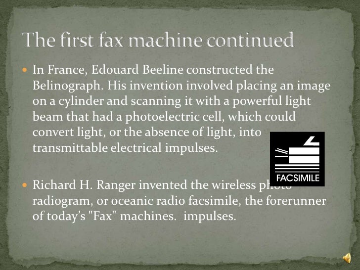 When Was The Fax Machine Invented All You Need Infos