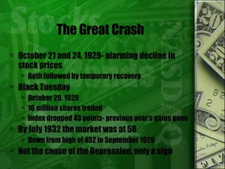 History Of The Great Depression | PPT