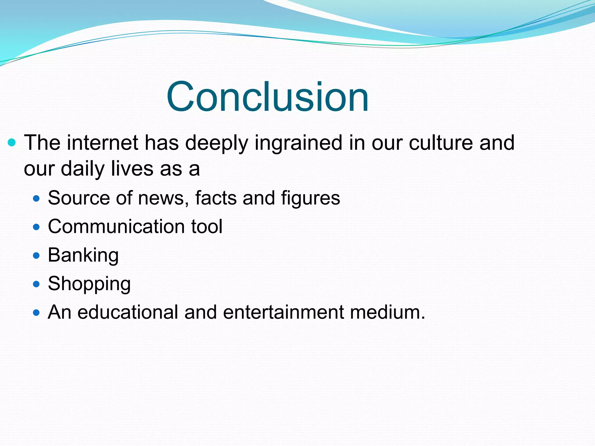 E-mailProgram developed by Ray Tomlinson in 1972@ symbol was introduced1973-75% of the traffic was E-mail7