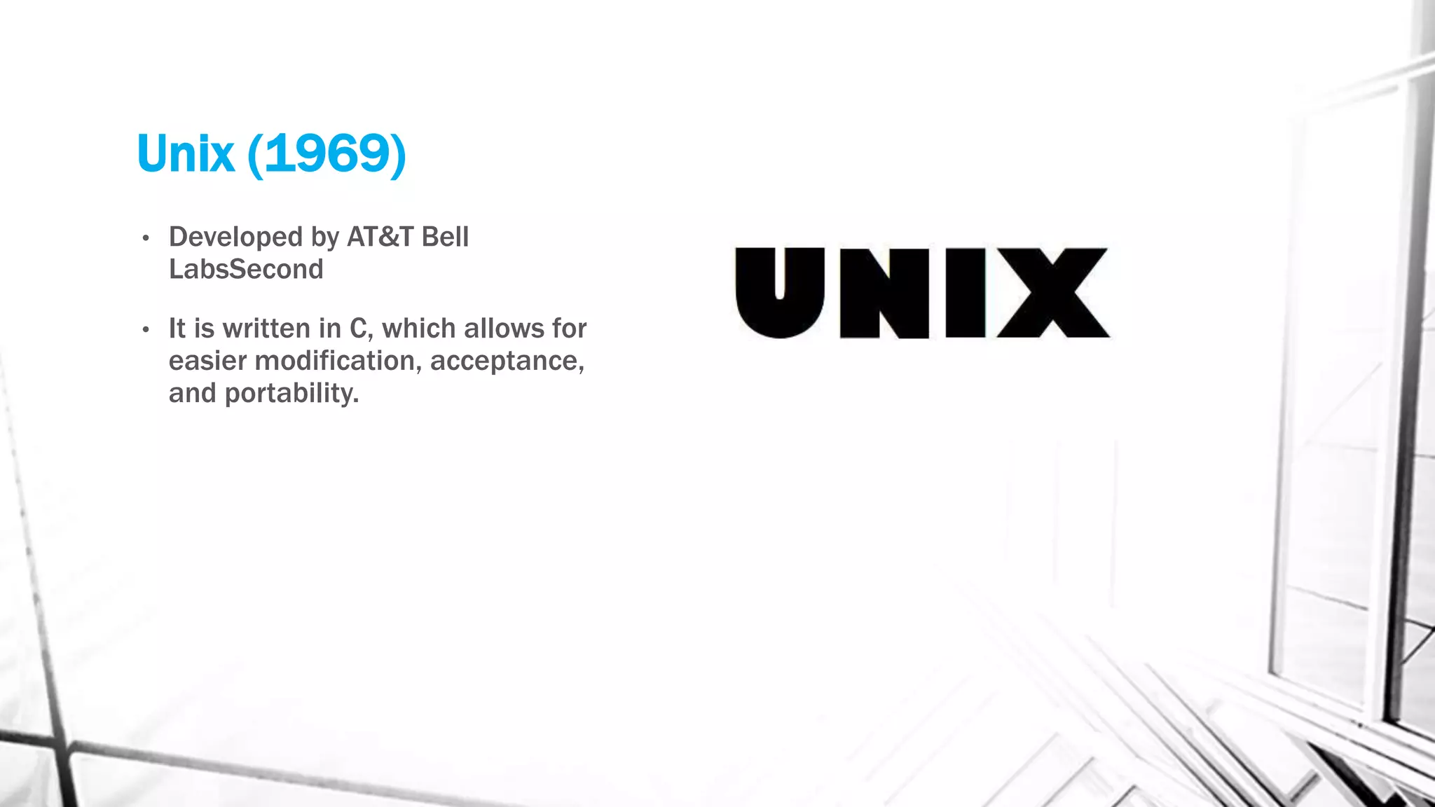 Presentation on History of the operating systems | PPT