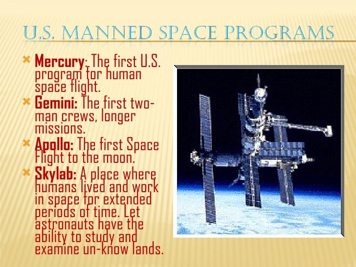 History Of The Space Program
