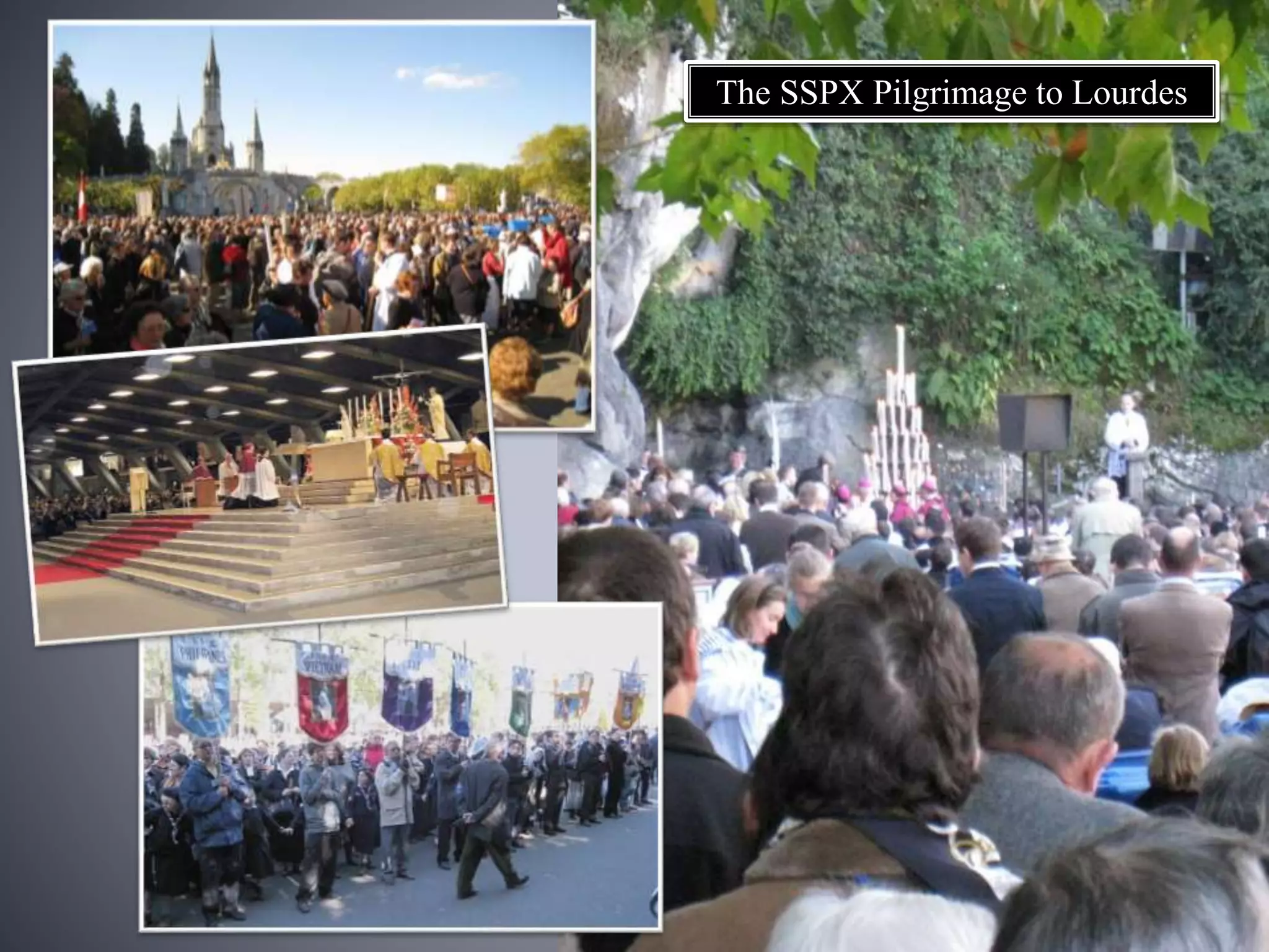 The SSPX Pilgrimage to Lourdes
 
