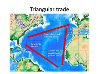 Triangular Trade In History History of the United States | PPTX