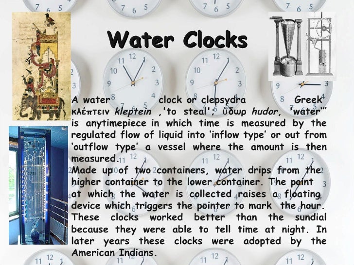 History of time
