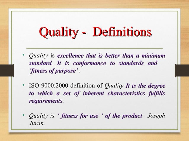 History Of Total Quality Management