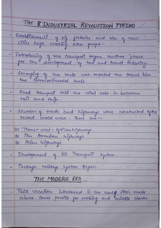 History Of Tourism Pdf