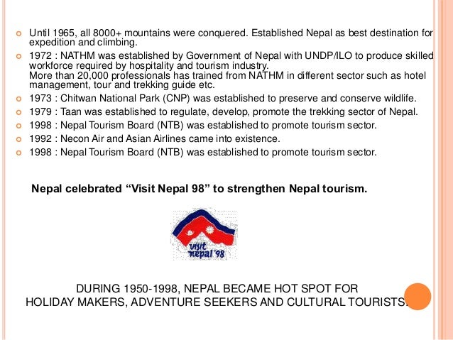 History Of Tourism In Nepal - 