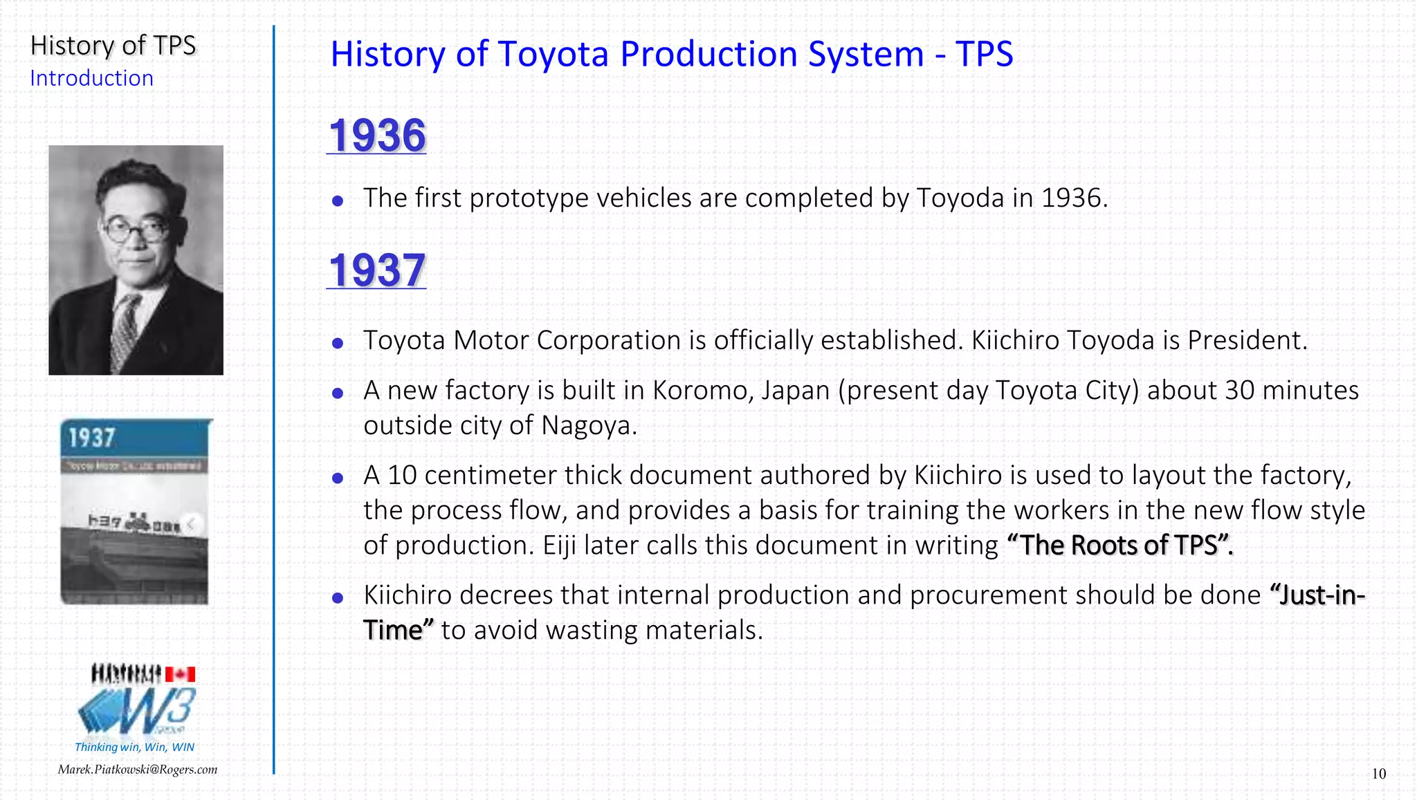 History of Toyota Production System (TPS) | PPTX