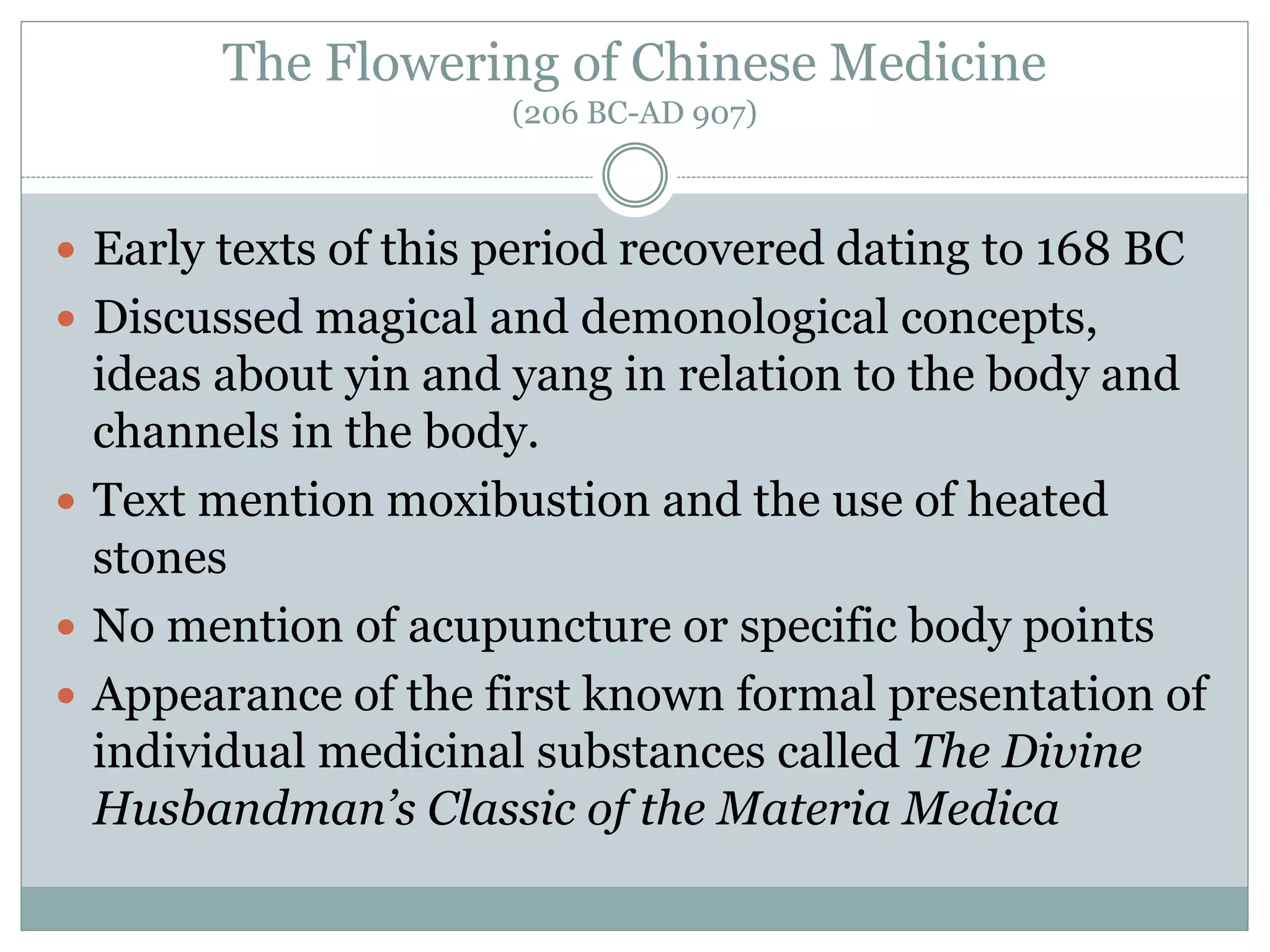 History of traditional chinese medicine powerpoint | PPTX