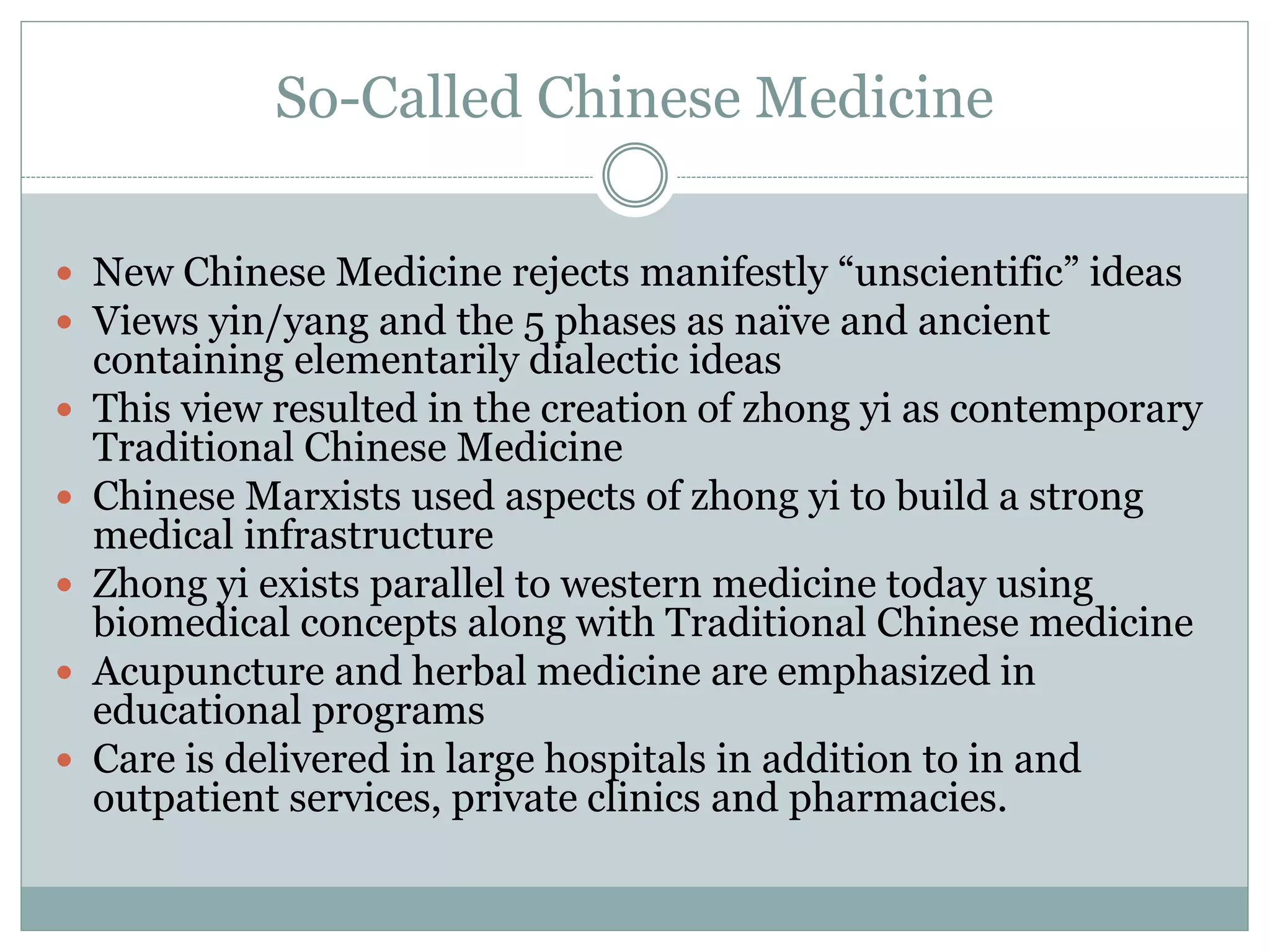 History of traditional chinese medicine powerpoint | PPTX