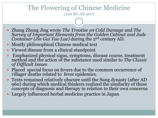 History of traditional chinese medicine powerpoint | PPTX
